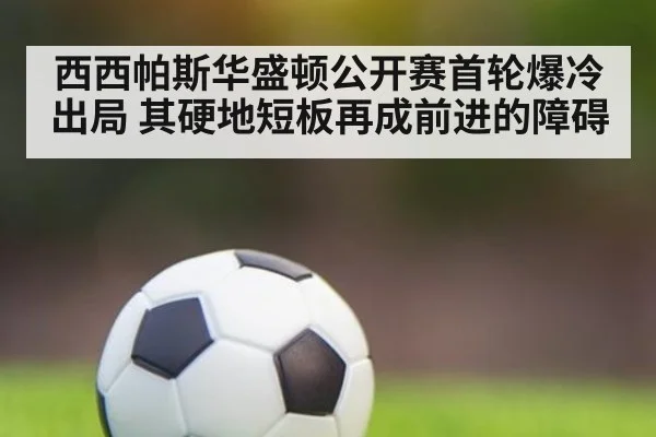 西西帕斯华盛顿公开赛首轮爆冷出局 其硬地短板再成前进的障碍